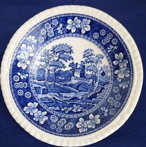 SPODE Saucer 5 3/4" Blue Tower C.1814